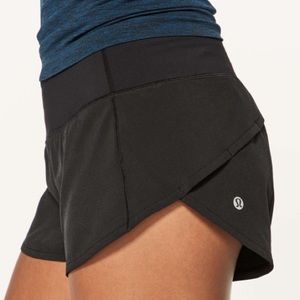 Lululemon Speed Up Short 2.5" Black Size 4